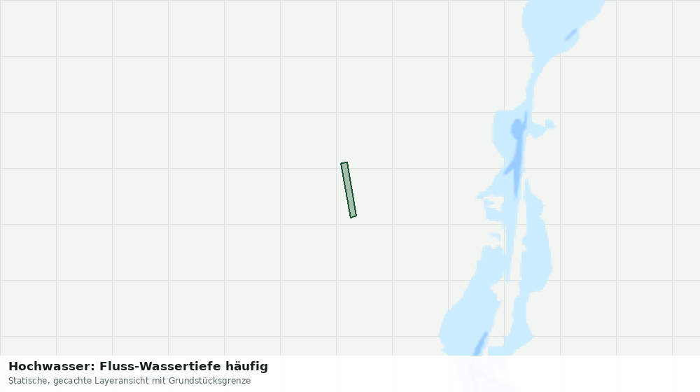 Statische Kartenansicht: Hochwasser: Fluss-Wassertiefe häufig
