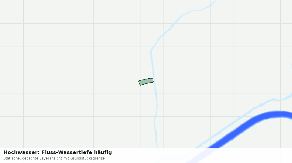 Statische Kartenansicht: Hochwasser: Fluss-Wassertiefe häufig