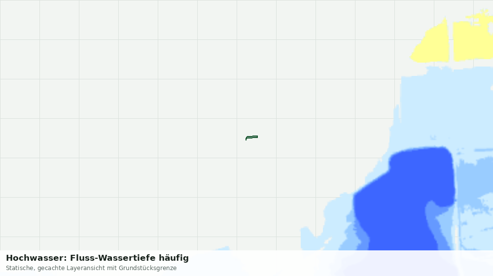 Statische Kartenansicht: Hochwasser: Fluss-Wassertiefe häufig