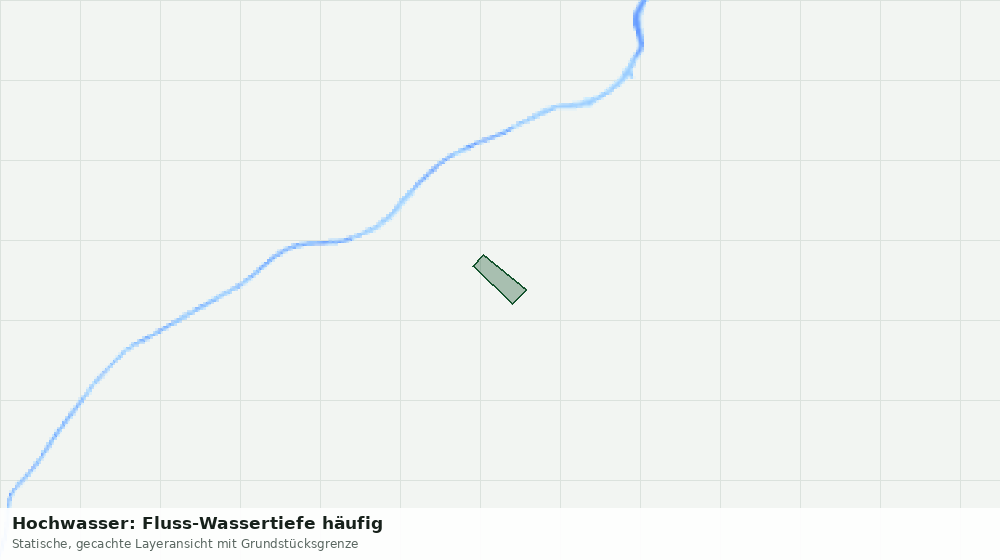 Statische Kartenansicht: Hochwasser: Fluss-Wassertiefe häufig