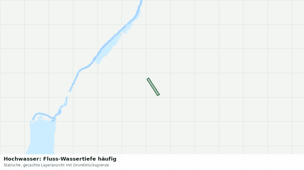 Statische Kartenansicht: Hochwasser: Fluss-Wassertiefe häufig