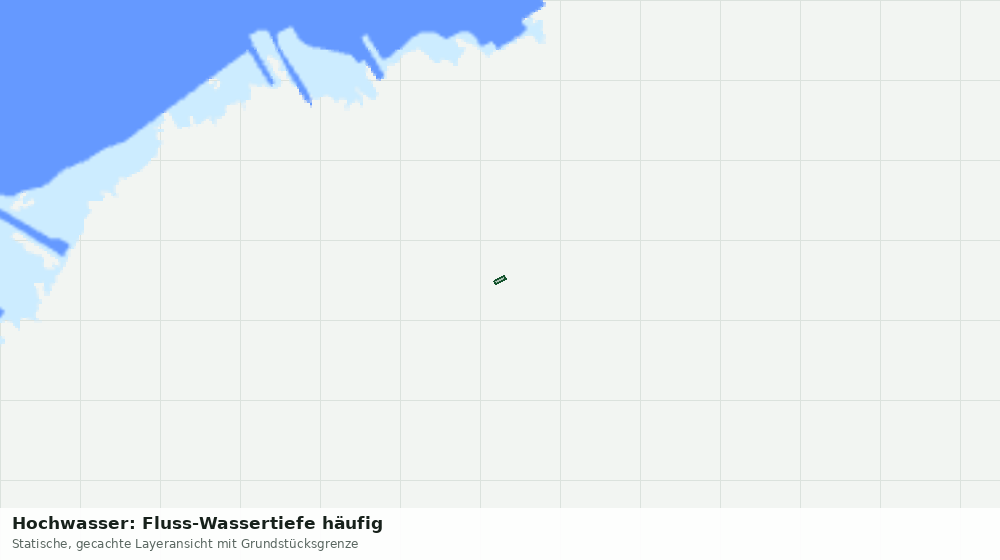Statische Kartenansicht: Hochwasser: Fluss-Wassertiefe häufig
