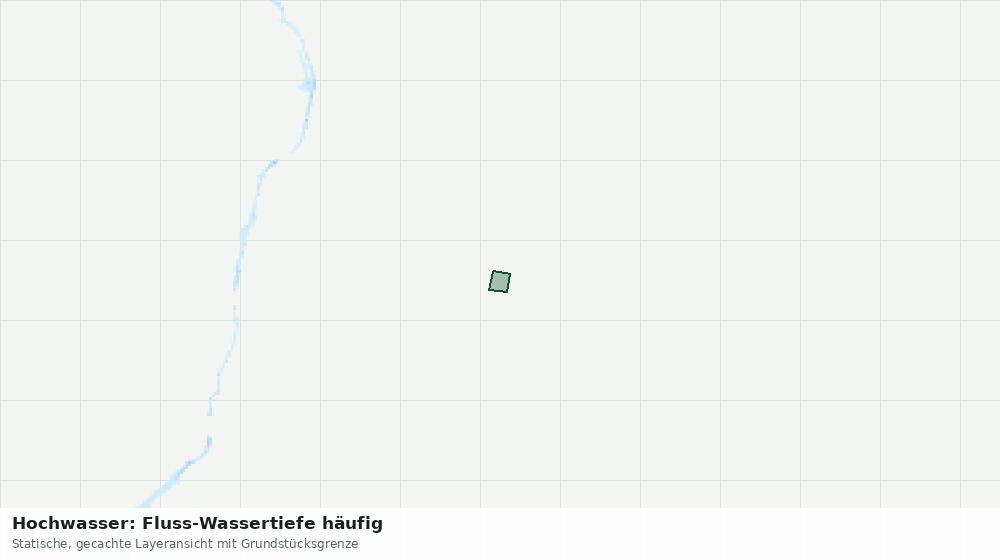 Statische Kartenansicht: Hochwasser: Fluss-Wassertiefe häufig