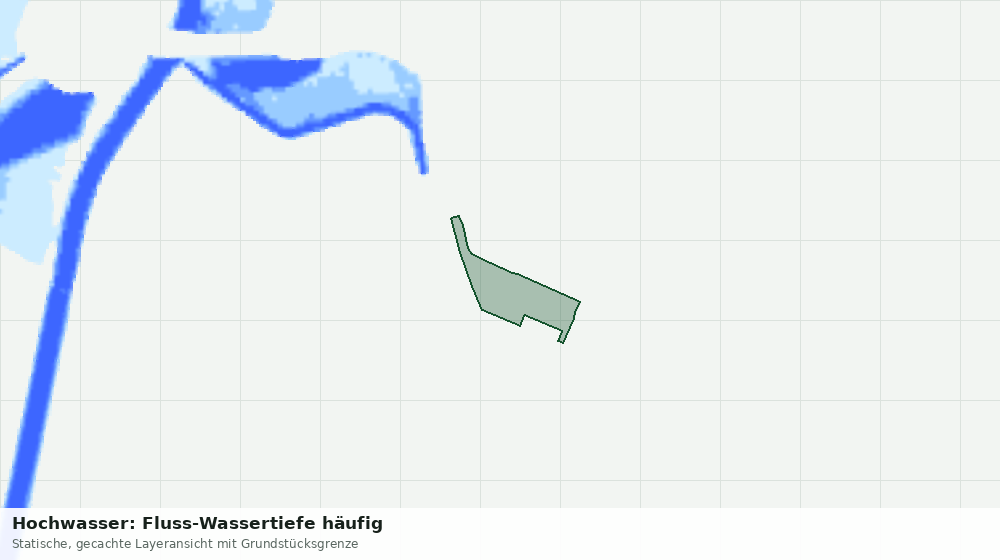 Statische Kartenansicht: Hochwasser: Fluss-Wassertiefe häufig