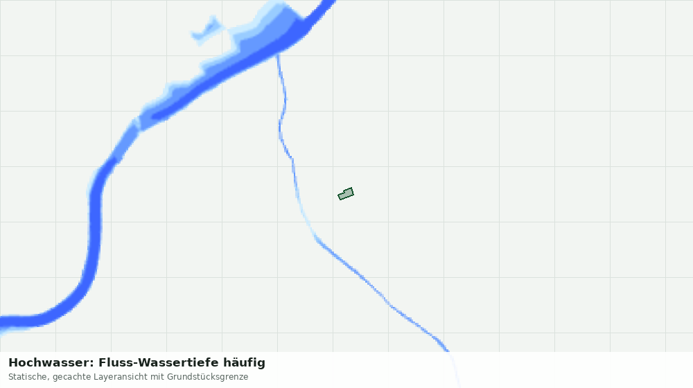 Statische Kartenansicht: Hochwasser: Fluss-Wassertiefe häufig