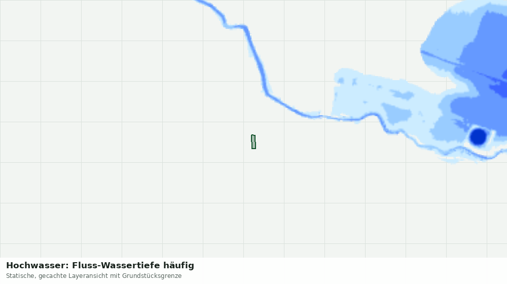 Statische Kartenansicht: Hochwasser: Fluss-Wassertiefe häufig