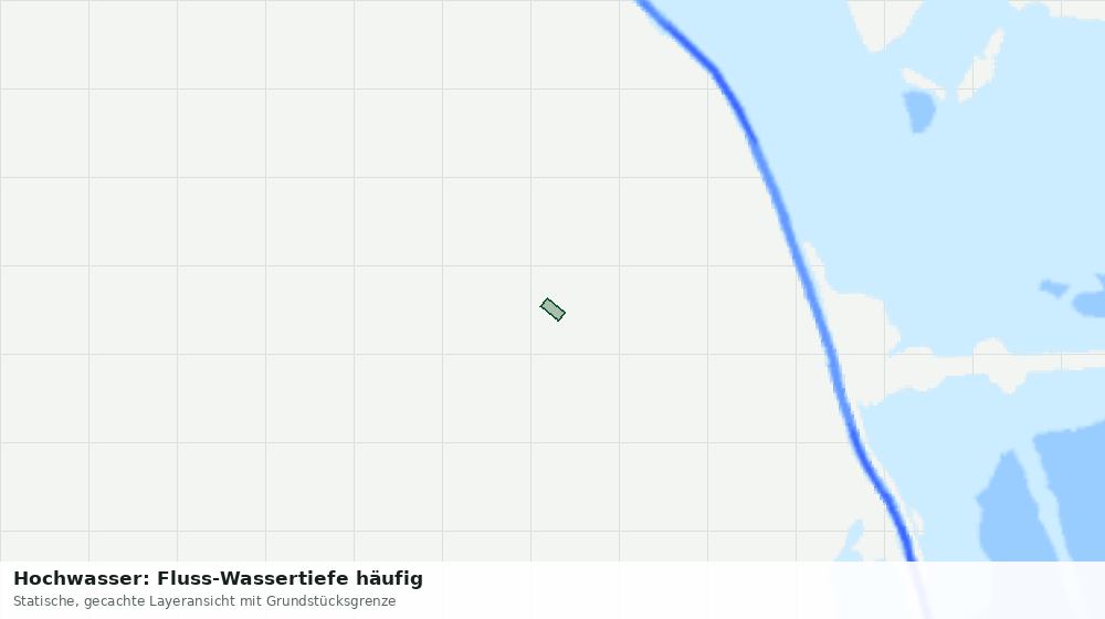 Statische Kartenansicht: Hochwasser: Fluss-Wassertiefe häufig