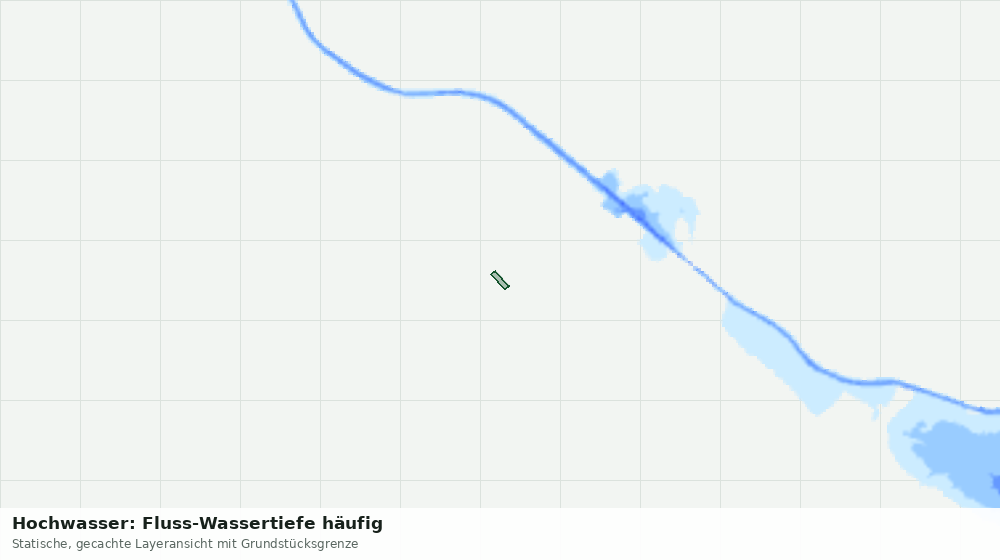 Statische Kartenansicht: Hochwasser: Fluss-Wassertiefe häufig