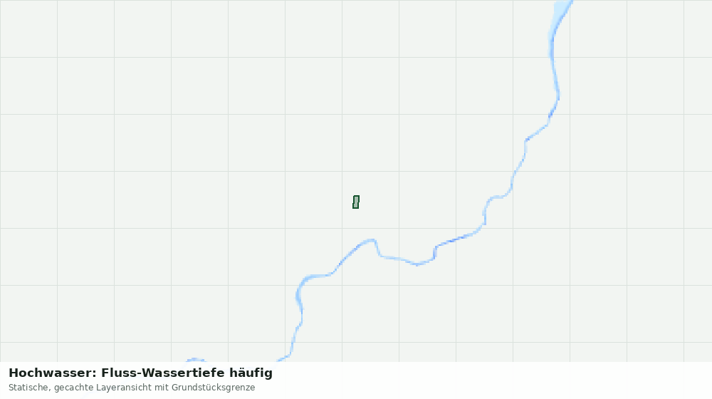 Statische Kartenansicht: Hochwasser: Fluss-Wassertiefe häufig