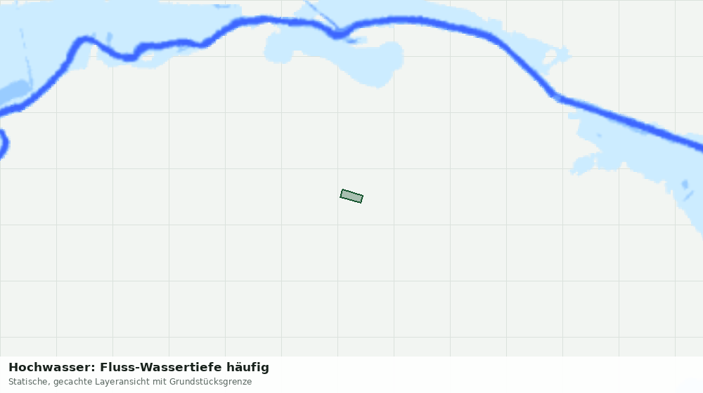 Statische Kartenansicht: Hochwasser: Fluss-Wassertiefe häufig