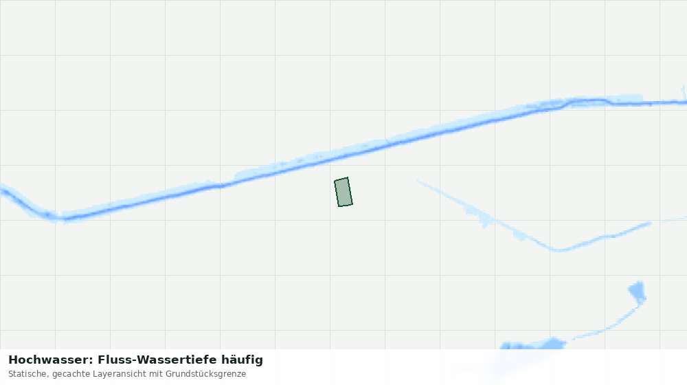 Statische Kartenansicht: Hochwasser: Fluss-Wassertiefe häufig