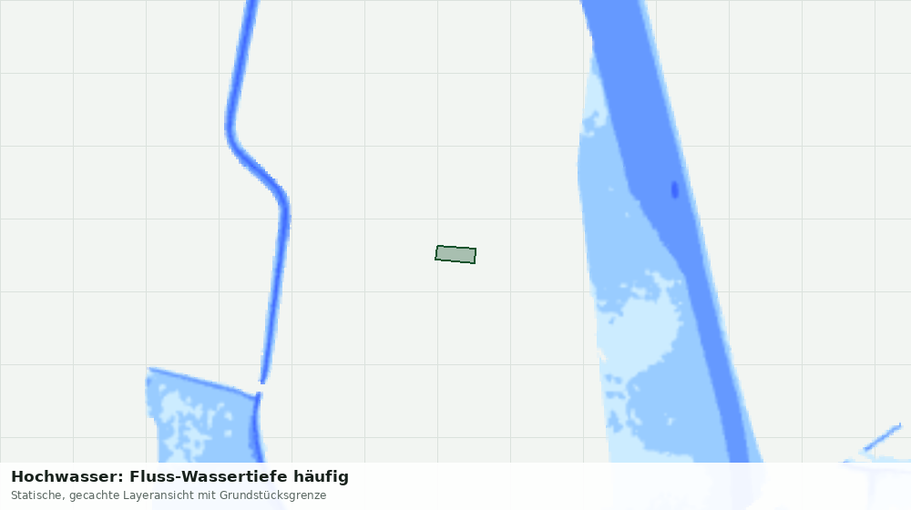 Statische Kartenansicht: Hochwasser: Fluss-Wassertiefe häufig