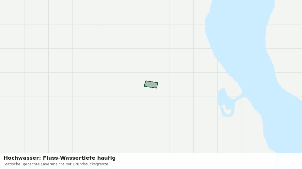 Statische Kartenansicht: Hochwasser: Fluss-Wassertiefe häufig