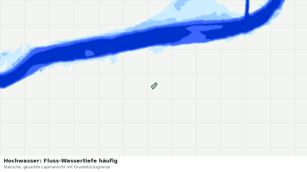 Statische Kartenansicht: Hochwasser: Fluss-Wassertiefe häufig