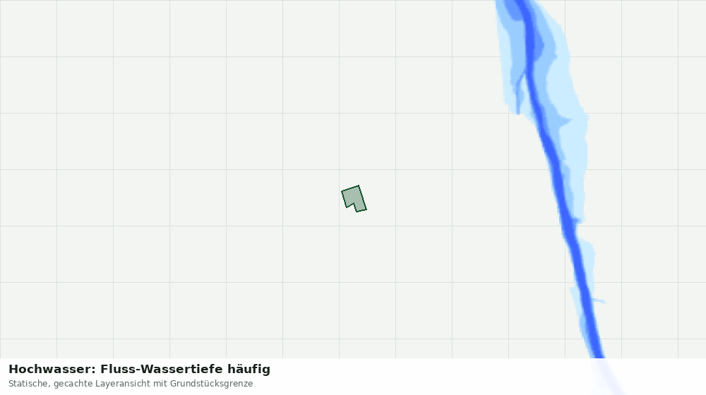 Statische Kartenansicht: Hochwasser: Fluss-Wassertiefe häufig