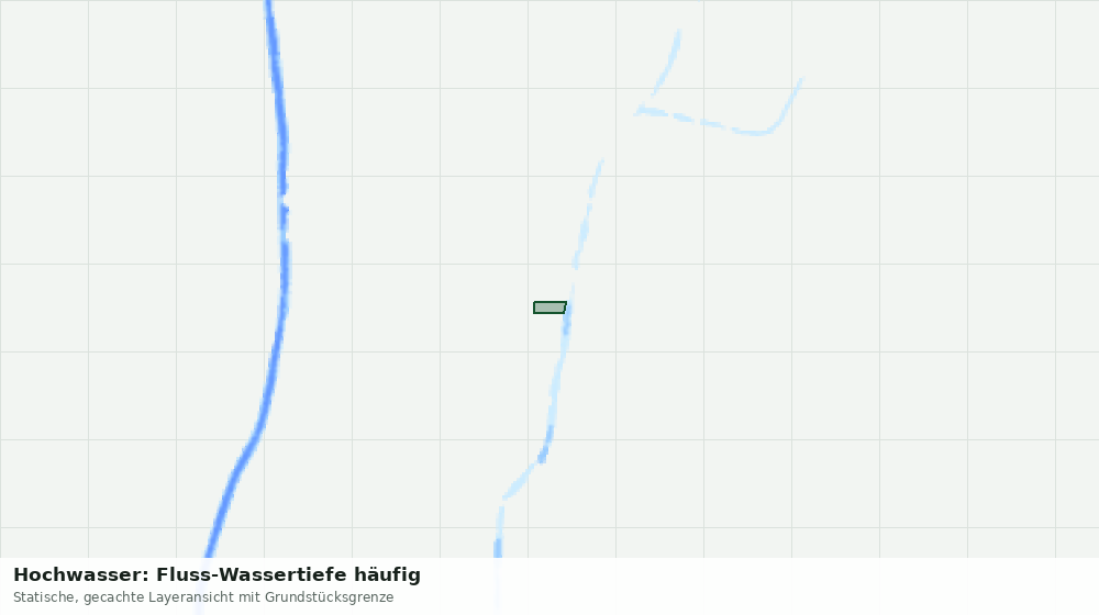 Statische Kartenansicht: Hochwasser: Fluss-Wassertiefe häufig