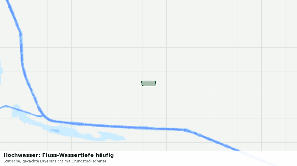 Statische Kartenansicht: Hochwasser: Fluss-Wassertiefe häufig