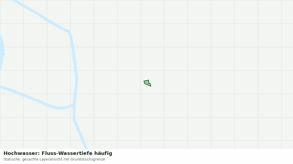 Statische Kartenansicht: Hochwasser: Fluss-Wassertiefe häufig