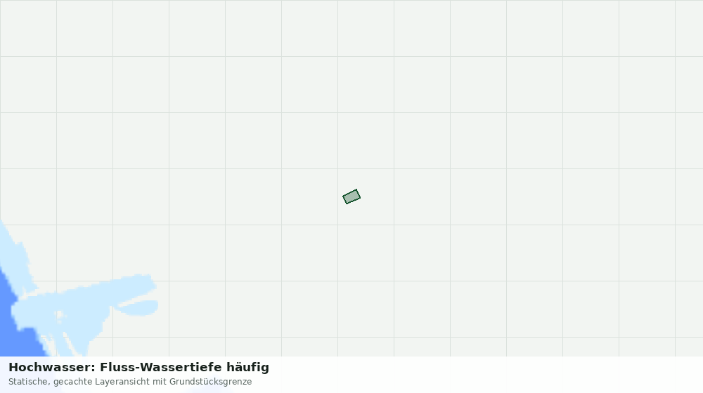 Statische Kartenansicht: Hochwasser: Fluss-Wassertiefe häufig