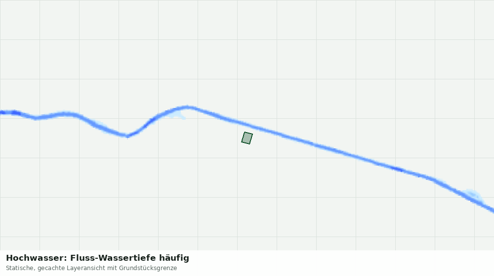 Statische Kartenansicht: Hochwasser: Fluss-Wassertiefe häufig