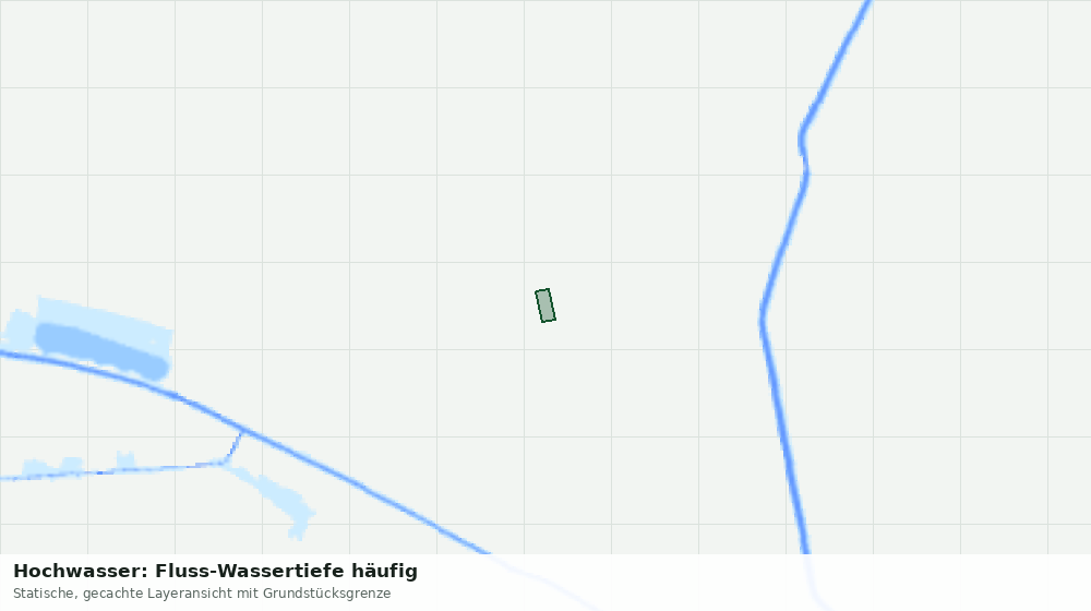 Statische Kartenansicht: Hochwasser: Fluss-Wassertiefe häufig