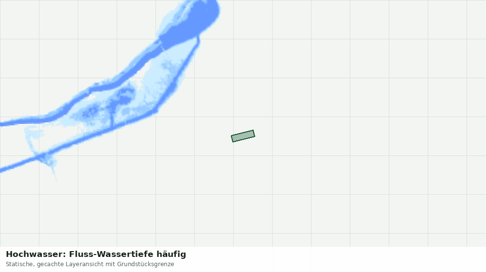 Statische Kartenansicht: Hochwasser: Fluss-Wassertiefe häufig