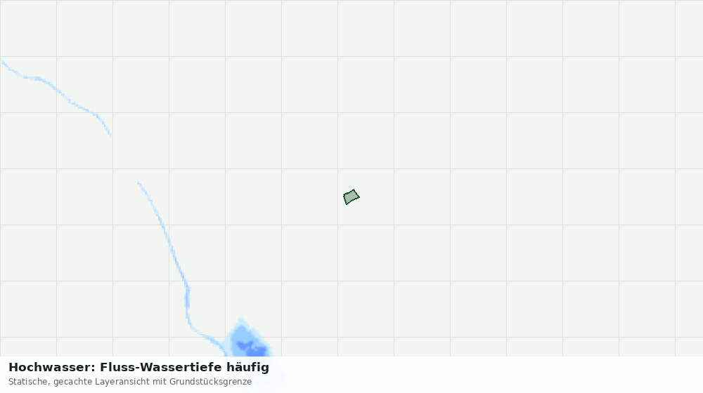 Statische Kartenansicht: Hochwasser: Fluss-Wassertiefe häufig