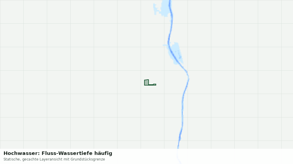 Statische Kartenansicht: Hochwasser: Fluss-Wassertiefe häufig