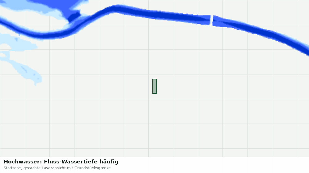 Statische Kartenansicht: Hochwasser: Fluss-Wassertiefe häufig