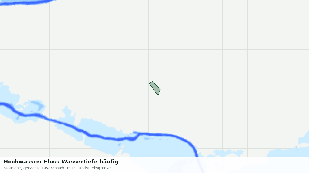 Statische Kartenansicht: Hochwasser: Fluss-Wassertiefe häufig
