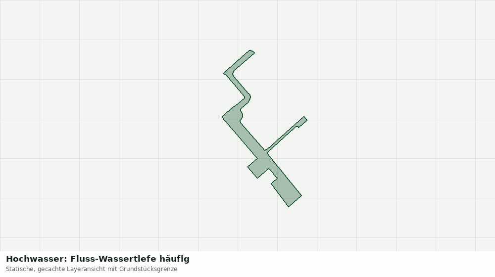 Statische Kartenansicht: Hochwasser: Fluss-Wassertiefe häufig