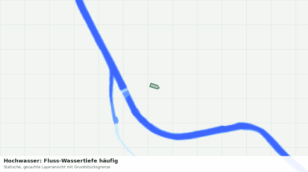 Statische Kartenansicht: Hochwasser: Fluss-Wassertiefe häufig