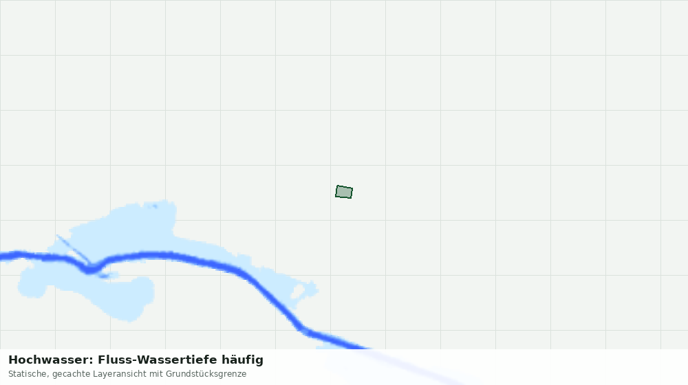 Statische Kartenansicht: Hochwasser: Fluss-Wassertiefe häufig