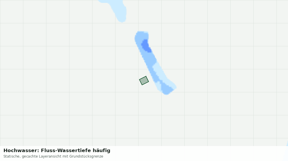 Statische Kartenansicht: Hochwasser: Fluss-Wassertiefe häufig