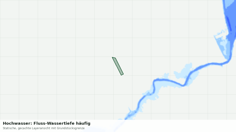 Statische Kartenansicht: Hochwasser: Fluss-Wassertiefe häufig