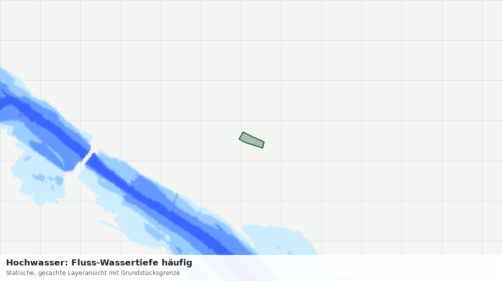 Statische Kartenansicht: Hochwasser: Fluss-Wassertiefe häufig