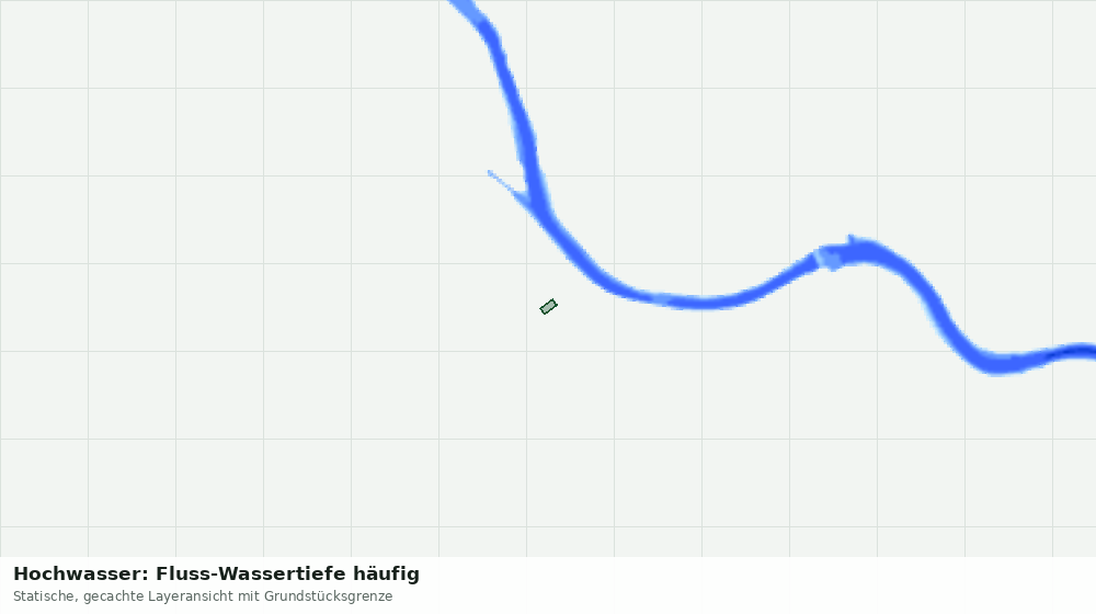Statische Kartenansicht: Hochwasser: Fluss-Wassertiefe häufig