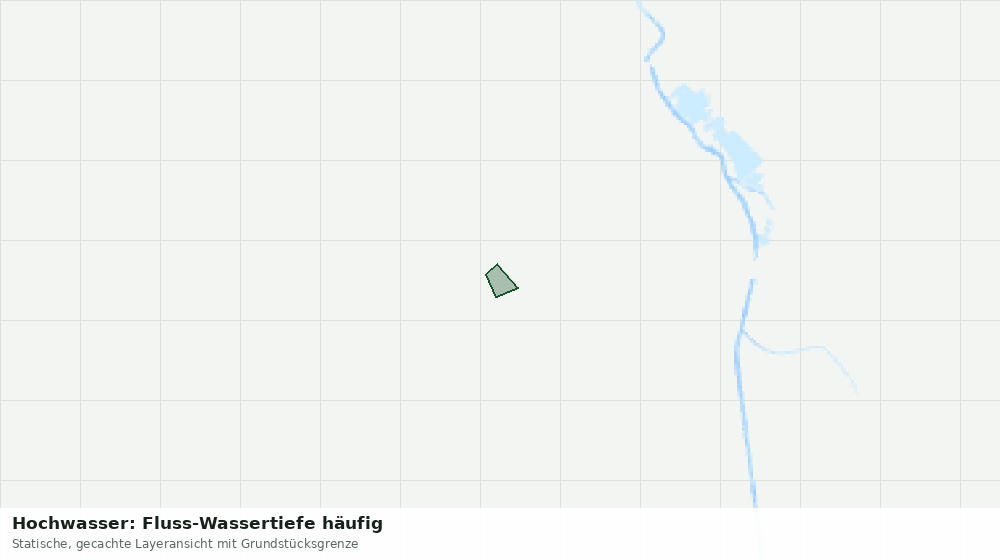 Statische Kartenansicht: Hochwasser: Fluss-Wassertiefe häufig