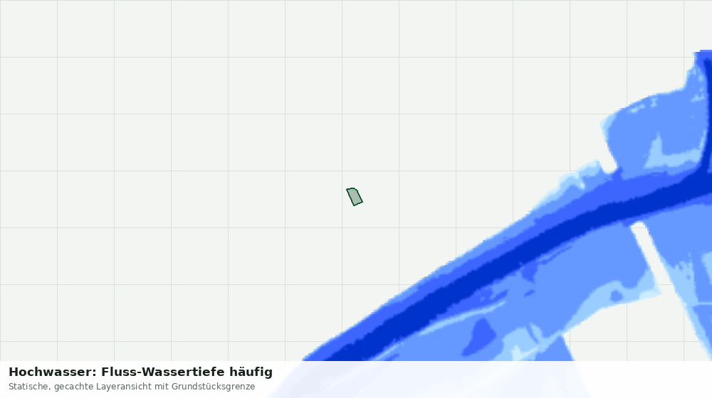 Statische Kartenansicht: Hochwasser: Fluss-Wassertiefe häufig