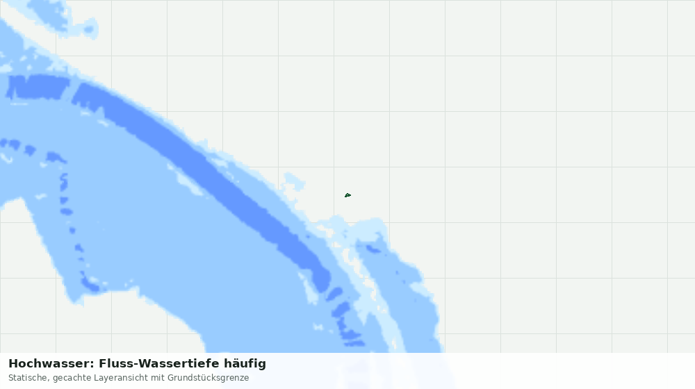 Statische Kartenansicht: Hochwasser: Fluss-Wassertiefe häufig