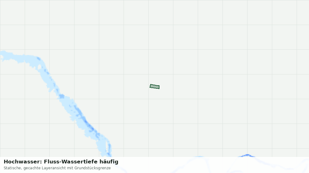 Statische Kartenansicht: Hochwasser: Fluss-Wassertiefe häufig