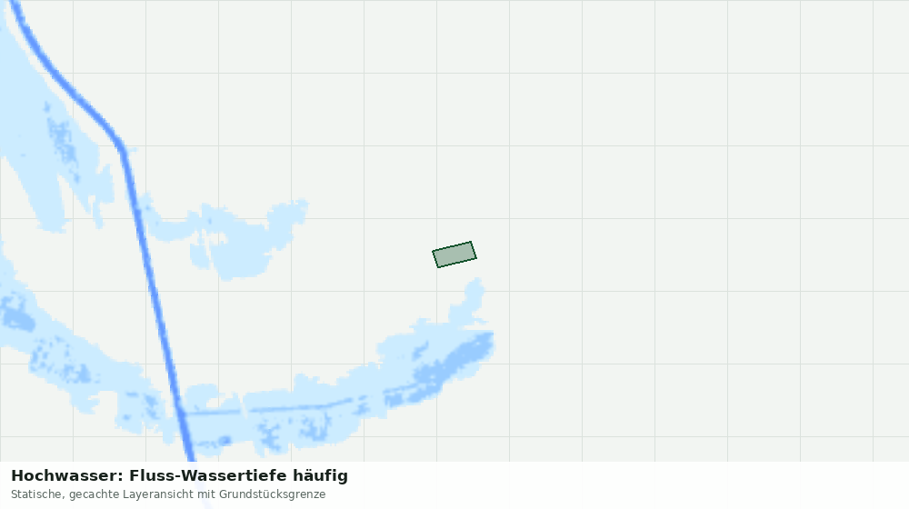 Statische Kartenansicht: Hochwasser: Fluss-Wassertiefe häufig