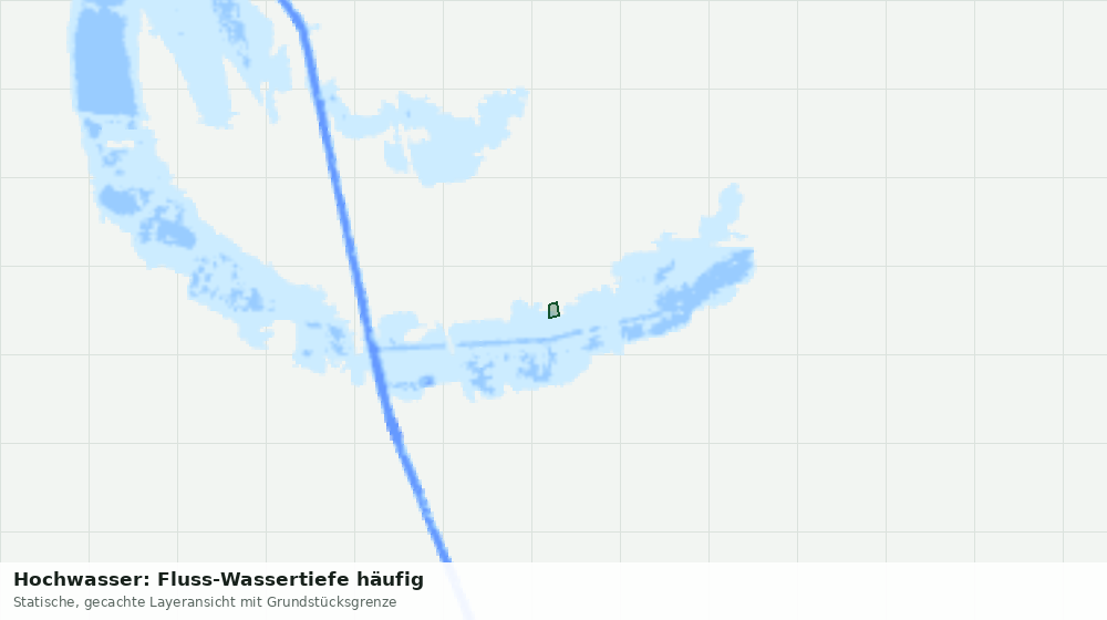 Statische Kartenansicht: Hochwasser: Fluss-Wassertiefe häufig