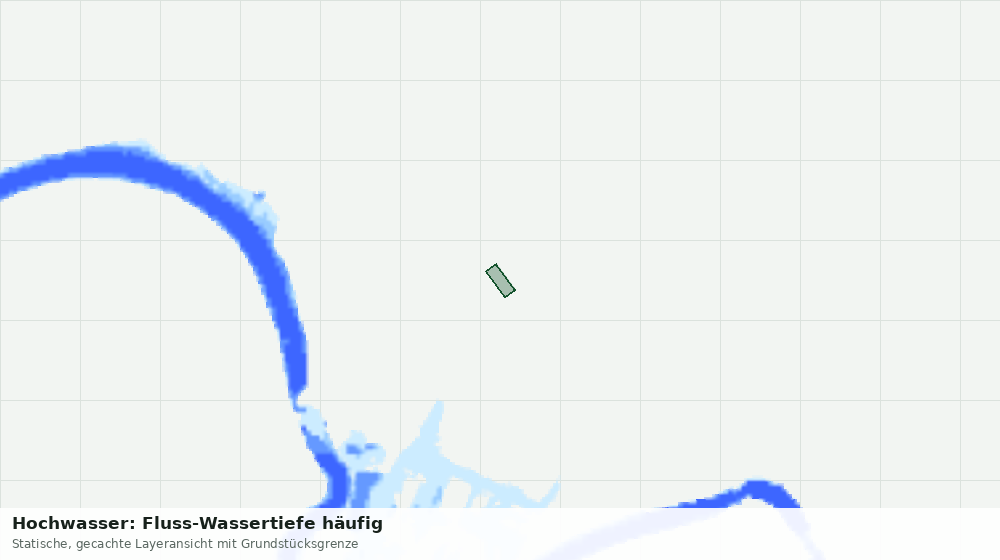 Statische Kartenansicht: Hochwasser: Fluss-Wassertiefe häufig
