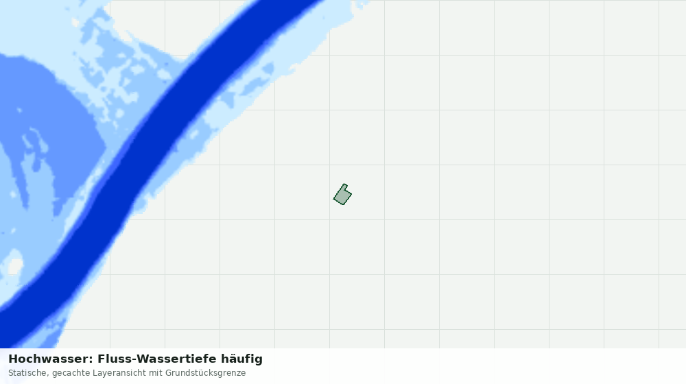 Statische Kartenansicht: Hochwasser: Fluss-Wassertiefe häufig