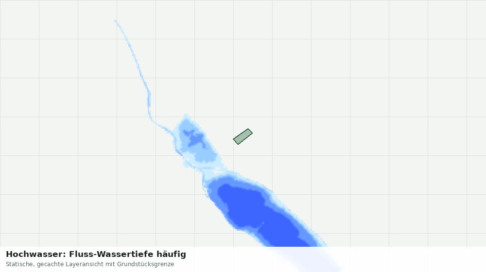 Statische Kartenansicht: Hochwasser: Fluss-Wassertiefe häufig