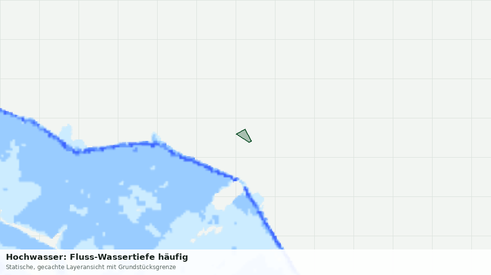 Statische Kartenansicht: Hochwasser: Fluss-Wassertiefe häufig