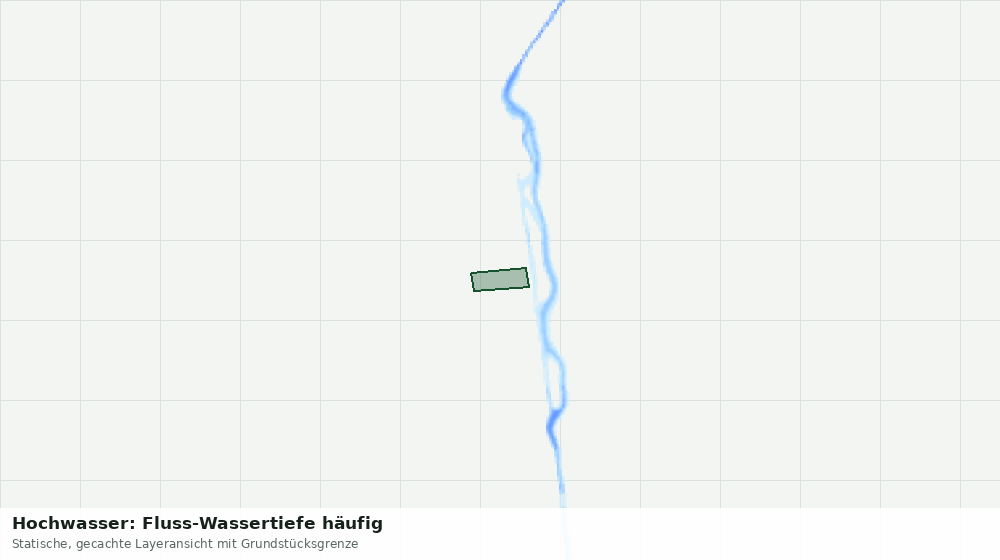 Statische Kartenansicht: Hochwasser: Fluss-Wassertiefe häufig
