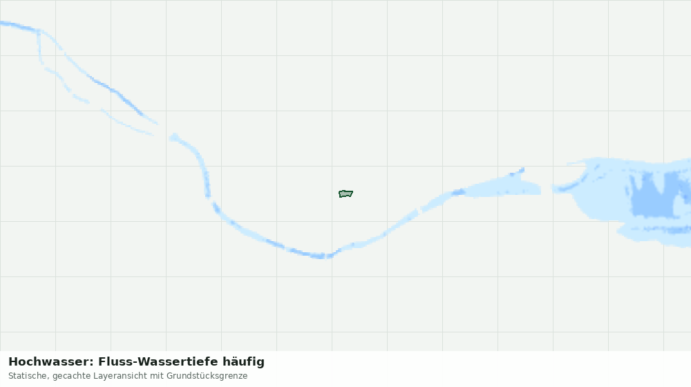 Statische Kartenansicht: Hochwasser: Fluss-Wassertiefe häufig