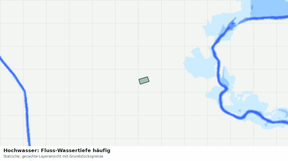 Statische Kartenansicht: Hochwasser: Fluss-Wassertiefe häufig